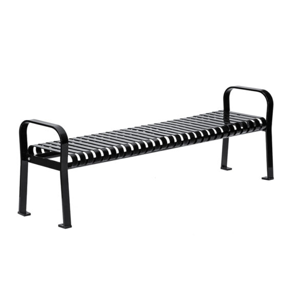 Outdoor Bench Backless Metal Bench CAL-701B
