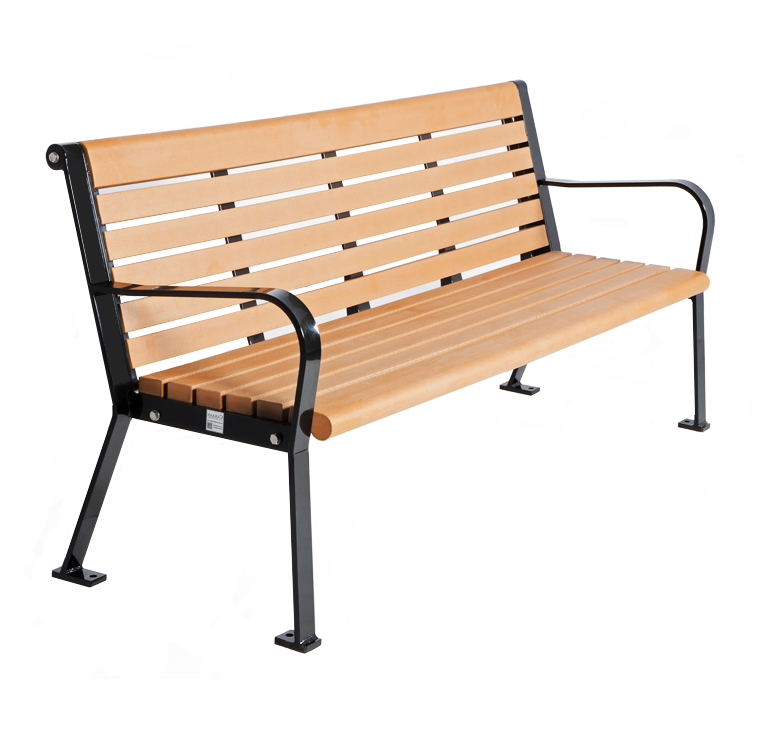 outdoor commercial recycled plastic commemorative bench