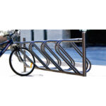 our client installed a public bike parking rack for their employees outside their office building