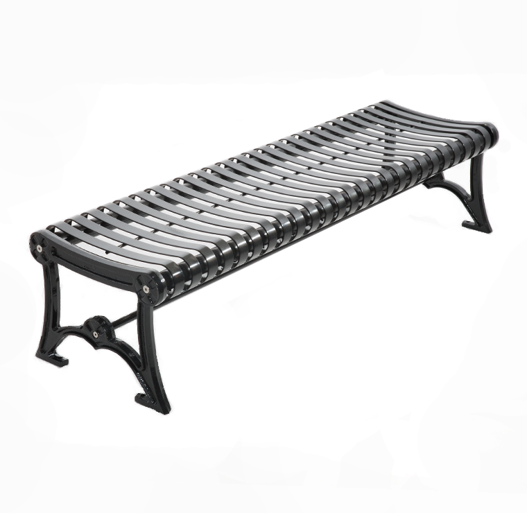Metal Backless Park Bench CAL953B Canaan