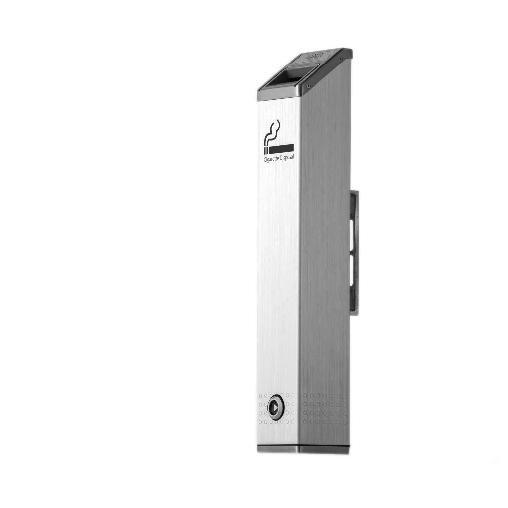 Wall Mounted Outdoor Ashtray CAM202 Canaan Site Furnishings