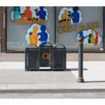 custom commercial street and park recycling stations are chosen and installed in the City of Niagara Fall