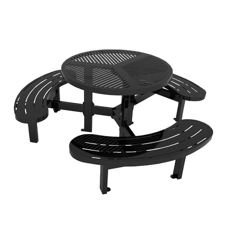 commercial outdoor steel park table
