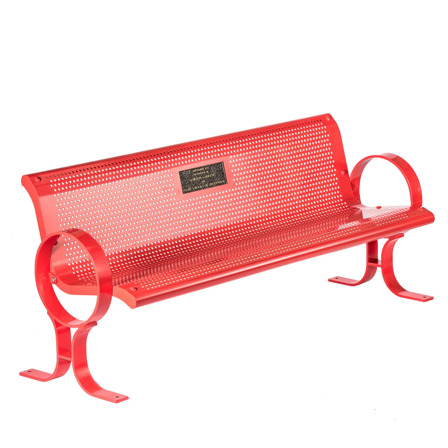 Memorial Garden & Park Plaque Benches Canaan Site Furnishings