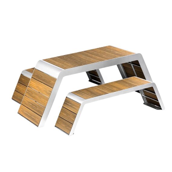 modern outdoor picnic table