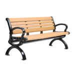 traditional park bench/ garden bench for outdoor commercial commemorative purposes