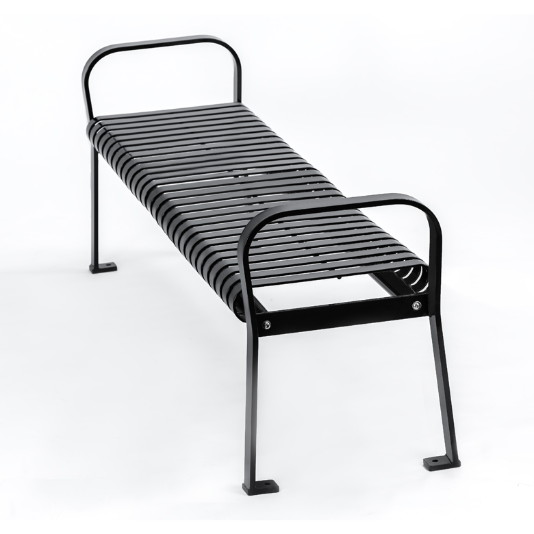 Commercial Backless Park Metal Bench Cal 701b Canada Canaan 8963