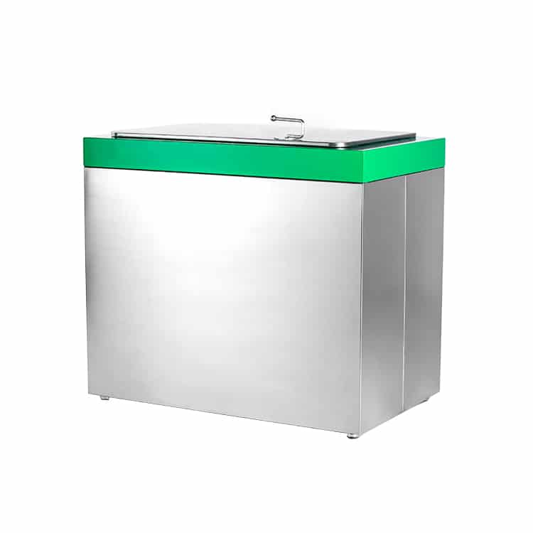stainless-steel outdoor recycling bin Stainless-Steel Outdoor Recycling CRC-713