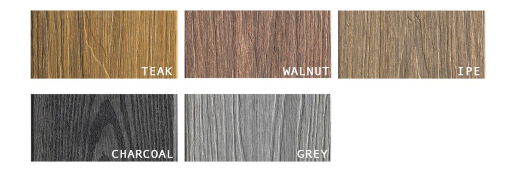 wood composite color options