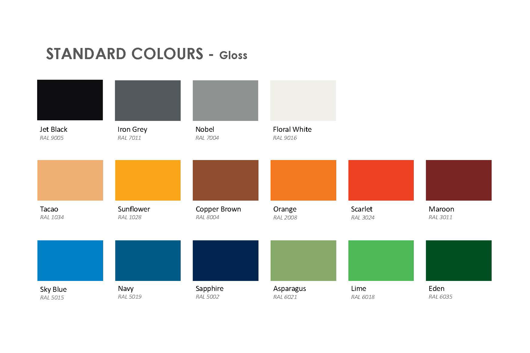 Colour Options