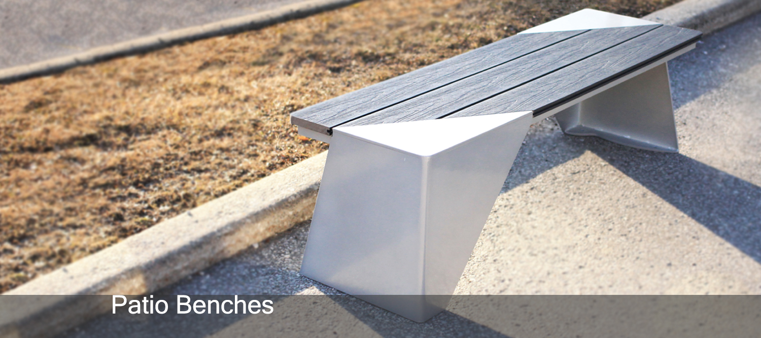 wooden look recycled plastic bench features better anti-corrosion ability than real wood, great for both indoor and outdoor applications.