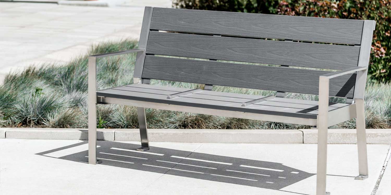 transit commercial outdoor bench CAB-872
