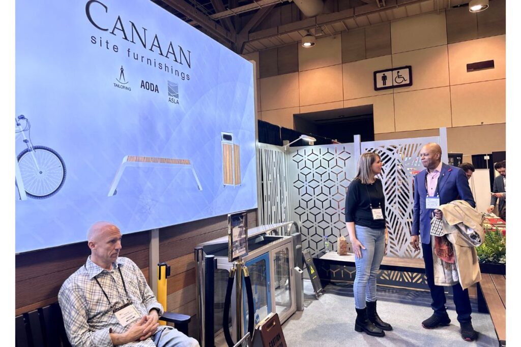 CANAAN SITE FURNISHINGS AT THE BUILDINGS SHOW 2023-1