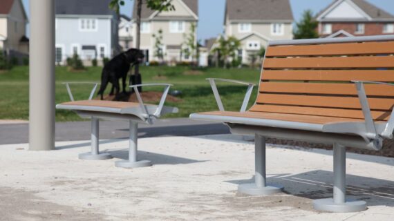 Commercial Bench CAB-870’s Sleek Design Enhances Public Spaces