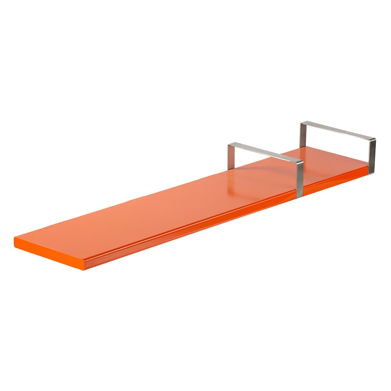 Commercial Bench Metro Backless Bench CAB-872B-Orange Background-1